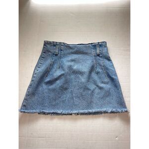 Stuffed Shirt Vintage Lightwash‎ Denim  Mini Skirt 7/8 A14